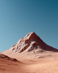 Poster - Extraterrestrial Minimalism Immersive Mars Landscape Visualization for Space Exploration Marketing, Climate Innovation and Next-Gen Scientific Discovery