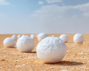 Aufkleber - Minimalist Climate Science Crystalline Hailstone Visualization for Digital Education - Extreme Weather Research in High-Definition  Precision