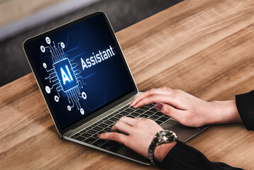 Poster - generative ai virtual assistant tools for prompt engineer and user for ease of engage artificial int