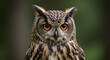© verdian - Majestic Eurasian Eagle Owl Portrait: A Stunning Close-Up