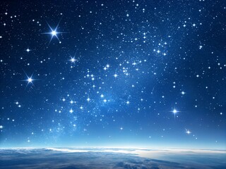 Wall Mural - Glowing tent beside a mountain lake. A white tent is set up next to a lake. The sky is cloudy and the sun is setting. A starry night sky with a large blue moon.