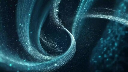 Poster - Abstract blue swirl with ripple flow creating a captivating visual effect, Abstract Blue Swirl Swoosh Background Ripple Flow Dynamic Transition Motion