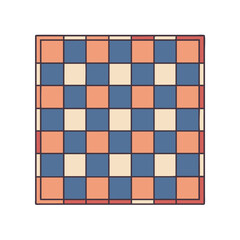 Poster - Chessboard pattern game board checkerboard illustration square design graphic element background art