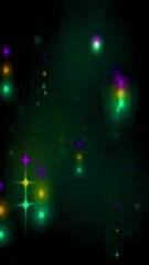 Aufkleber - Bright and vivid colors swirl and dance across the screen, creating a captivating and immersive light show set in a dark background