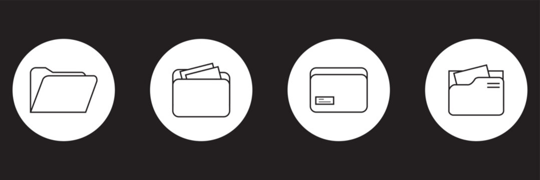 Credit card icon set. Credit card payment icons symbol in thin line and flat style. For apps and websites. Vector illustration