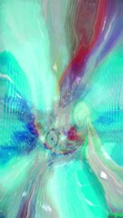 Fototapete - Explore a captivating visual display of swirling colors and patterns that create an immersive cosmic experience filled with depth and movement
