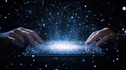 Poster - Digital Galaxy: Exploring the Universe of Information on a Tablet