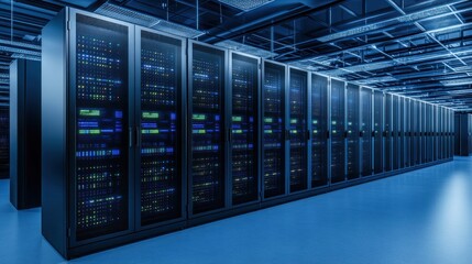 Poster - Vast Server Room: A Glimpse into the Digital Core