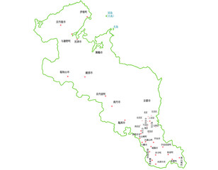  京都府　地図　白　斑点　イラスト