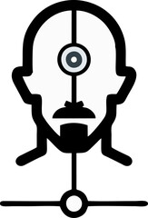 Poster - Cybernetic being with a single eye
