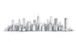 © Almahyra - Architectural sketch of New York City skyline