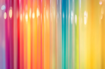 Poster - Blurred background of rainbow-colored gradient for design and banner with copy space. 