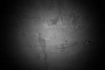 Aufkleber - Old wall texture smeared engine oil cement dark black gray  background abstract grey color design are light with white gradient background.
