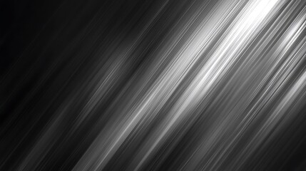 Aufkleber - Monochrome diagonal streaks of light abstraction