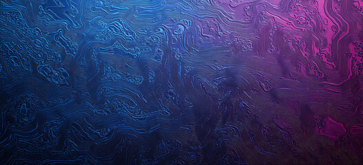 Poster - Blue technology background with a circuit board pattern on a dark blue and purple gradient, an AI digital tech vector illustration banner for web design or presentation of a data science project