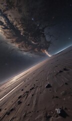 Wall Mural - vast, star-studded expanse, cosmic dust trails, wonder, night
