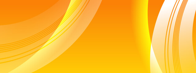 Poster - Abstract design with yellow curved lines. Great for backgrounds, web banners, posters, and modern graphic projects needing a pop of color.