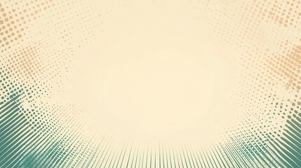 Poster - Abstract background with radiating lines and dots
