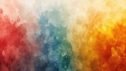 Poster - Abstract colorful watercolor blend
