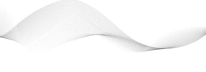 Poster - Abstract lines on a white background with a dynamic waveBackground lines wave abstract stripe design. White background, mesh abstract, vector blurred soft blend color background .	