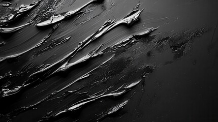 Poster - Abstract dark streaks on a surface