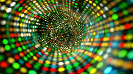 Poster - vibrant abstract tunnel of colorful lights mesmerizing swirl of motion and depth with illuminating p