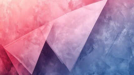 Poster - Abstract geometric design with soft, blended colors (1)
