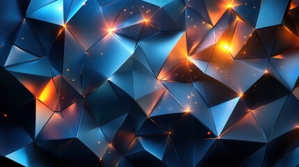 Poster - Abstract geometric design with vibrant colors (5)
