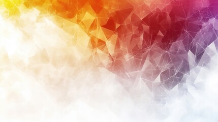 Poster - Abstract geometric design with vibrant colors and translucent shapes (1)