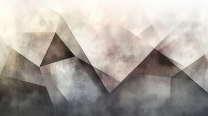 Poster - abstract geometric shapes in muted tones (8)