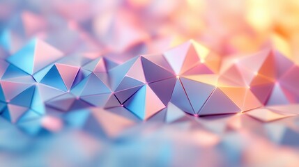 Poster - abstract geometric shapes in pastel colors (23)