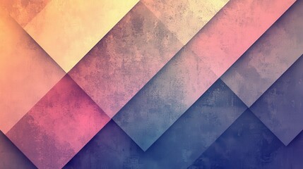 Poster - abstract geometric shapes with soft color gradients (1)