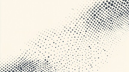 Poster - Abstract halftone background with flowing dots
