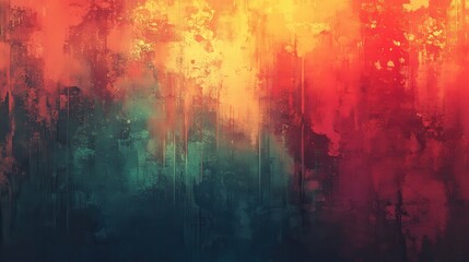 Poster - abstract landscape of vibrant colors (4)