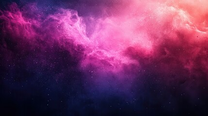 Poster - Abstract nebula, vibrant colors in deep space (1)