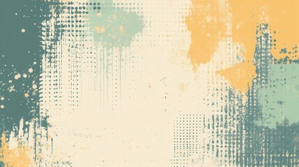 Poster - Abstract painted texture with muted colors
