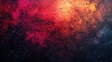 Poster - abstract painting with vibrant colors (2)