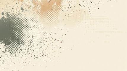 Poster - Abstract Splashes and Dots