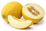 melon isolated on white background