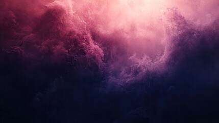 Poster - Abstract swirling clouds of deep pink and purple