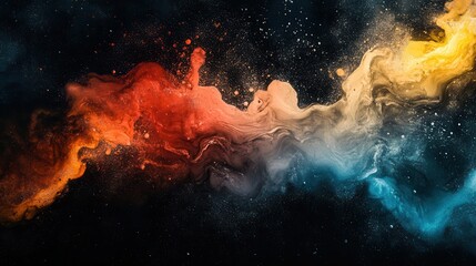 Poster - Abstract swirling colors (43)