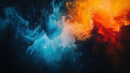 Poster - Abstract swirling colors (54)