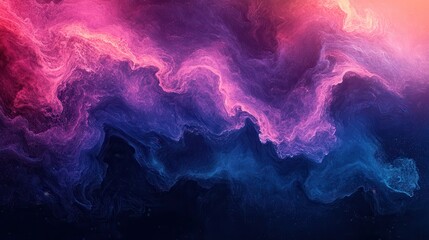 Poster - Abstract swirling colors in deep hues