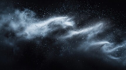 Wall Mural - abstract swirling powder explosion