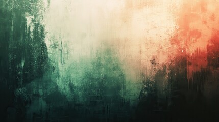 Poster - abstract textured background with muted colors and brushstrokes