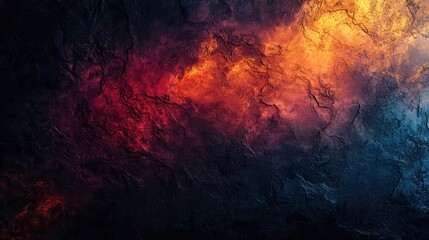 Poster - Abstract textured background with vibrant colors (2)