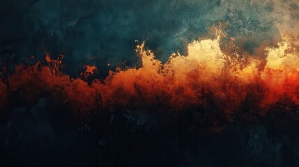 Poster - Abstract textured landscape (2)