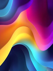 Poster - Colorful gradient design background