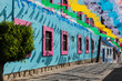 © Shava Cueva/Stocksy - Colorful Street Artistry with Shadows and Light in Oaxaca Mexico