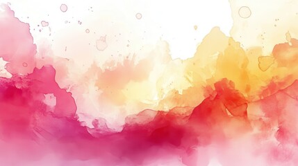 Poster - Abstract watercolor blend of soft, vibrant colors